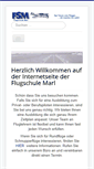 Mobile Screenshot of flugschule-marl.de